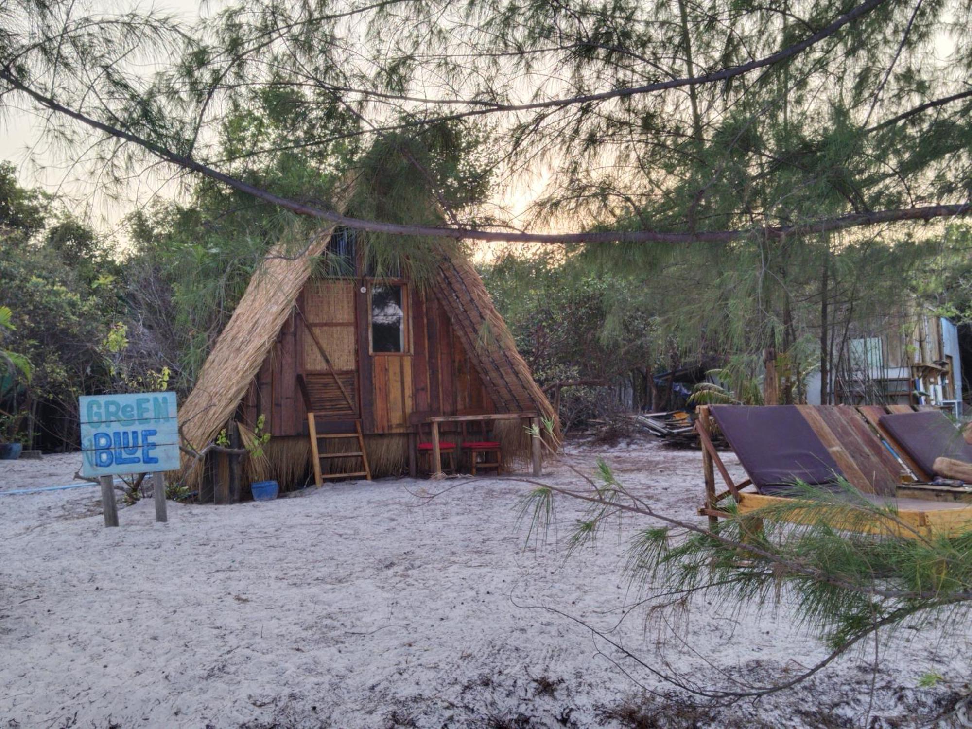 קו רונג סנלואם Green Blue Beach Hostel מראה חיצוני תמונה